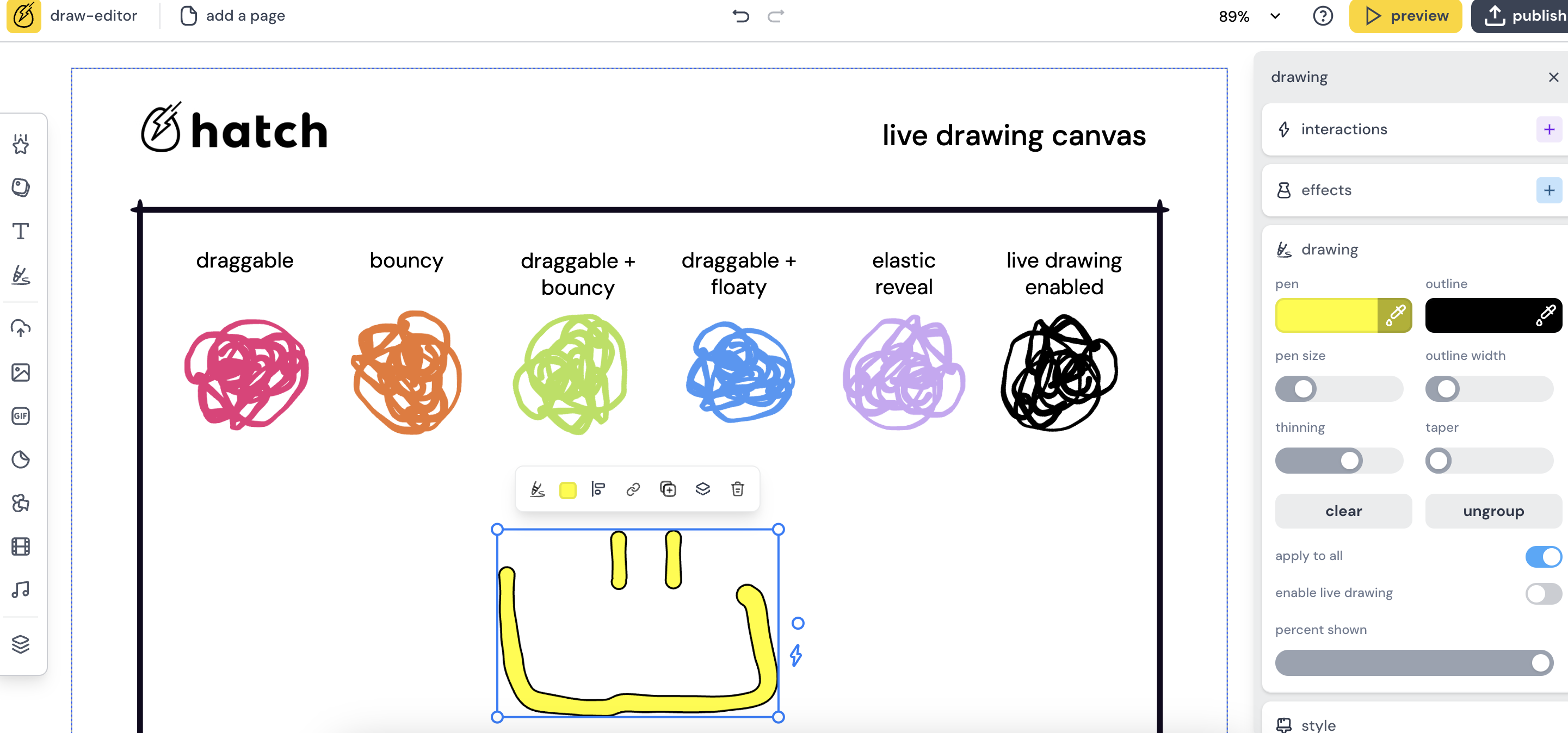 Enhancing Websites with Drawing Features